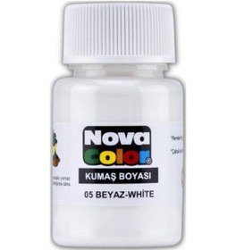 Resim Beyaz Kumaş Boyası Tişört Çanta Tekstil Boyası 30 Ml 1 Adet Kumaş Boyası Beyaz 1 Adet Beyaz 