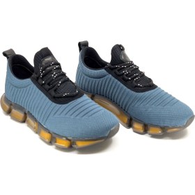 Resim Voyager Tekstil Kumaş Ithal Yüksek Taban Sneakers Casual Günlük Erkek Ayakkabı 