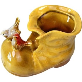 Resim Homyl Kalemlik Masa Üstü Süsü Botlar Heykel Düzenleyici 13cmx8cmx9cm 