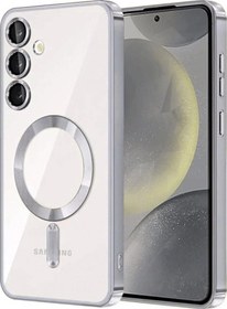 Resim Samsung Galaxy A36 Kross Magneticsafe Kapak - Gümüş 