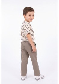 Resim Miababy Müslin Pantolon Süprem Tişört 2li Takım Bej 