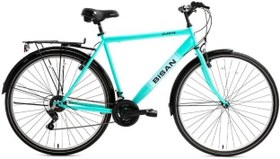 Resim Bisan Hardy 26 Jant Erkek Şehir Bisikleti 42 Cm Çelik Kadro V-Fren 21 Vites Turkuaz 