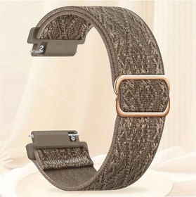 Resim Cloud011 Galaxy Watch 7 6 5 4 40mm 44mm Esnek Kayış Brown 20mm 