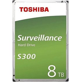Resim Toshiba 3.5 S300 8TB 7200RPM 256MB SATA3 Güvenlik HDD HDWT380UZSVA (Güvenlik 7/24) 