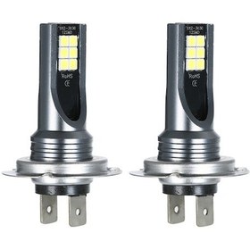 Resim Bosphorusboutique Sis Sis Led Lambası Koşu Kiti Hıd H7 Farları Far Dekoder Beyaz Araba Ampulleri-siyah Ampulleri 6000k 200w Ol 