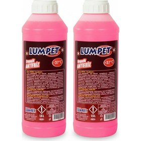Resim Lumpet Organik Konsantre Antifriz 1.5 Litre -37 Derece 2'li Set Toplam 3l - Üstün Motor Koruma 