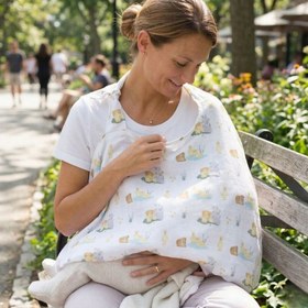 Resim Müslin Bebek Emzirme Önlüğü - Petits Caneton 