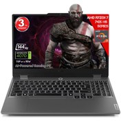 Resim Lenovo Loq 15ARP9 Amd Ryzen 7-7435HS 12GB Ddr5 512GB SSD RTX4070 8gddr6 15.6 IPS 144Hz Fhd Freedos 83JC00FGTR Dizüstü Bilgisayar (Yapay Zeka Destekli) 