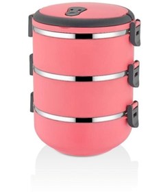 Resim nizam home 3 Katlı Sızdırmaz Yemek Termosu Sefer Tası 