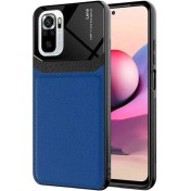 Resim Canpay Xiaomi Redmi Note 10S Uyumlu Kılıf Deri Tasarım Sert Lens Koleksiyonu, Yüksek Malzeme Kalitesi 