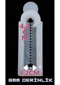 Resim Harf Kalıbı / Noktalı Harf / Türkçe Karakter Silikon Kalıp İ 