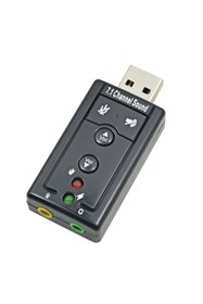 Resim CNL 7.1 USB Ses Kartı Virtual Sound 3D - Win 7 Win 8 Win 10 PC Laptop 