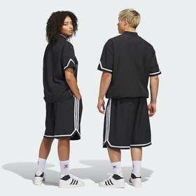 Resim adidas Originals Siyah Basketbol Şortu (JZ6968) 