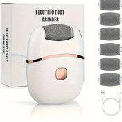 Resim Elektrikli Ayak Törpüsü: Şarj Edilebilir Pürüzsüz Peeling - Ev veya Seyahat İçin Mükemmel Çözüm 