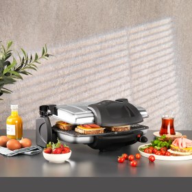 Resim Paslanmaz Tost Makinesi, Pratik ve Şık Tasarım, Kolay Temizlik 