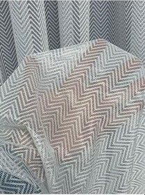 Resim Cortibo Kelebek Örme Desen Tül Perde (Pilesiz), 300 x 190 