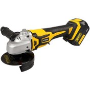 Resim Rtrmax RTX2055 Şarjlı Avuç Taşlama Makinası Kömürsüz 115 mm 2x4 Ah Çift Akü X-Lion - Akü Dahil 