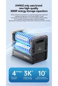 Resim UralTeknik AWithZ P90C 56,8 KW Endüstriyel Farad Kapasitörlü Pil Punto Nokta Kaynak Makinesi 