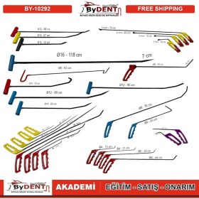 Resim Pdr Boyasız Göçük Düzeltme 30 Parça Pro Italyan Çubuk Seti 