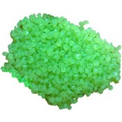 Resim Suntek 3-5mm Reçine Karanlıkta Glow Çakıl Yeşil-25g 