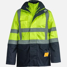 Resim WP100-M Oxford Parka-Sarı Lacivert-Beden:M 