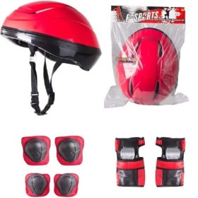 Resim Top Rock Store Çocuk Kask Dizlik Dirseklik Koruyucu Set 7 Parça 