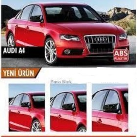 Resim AUDİ A4 B8 Batman Yarasa Ayna Kapağı Piano Black 2009-2014 Arası 