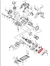 Resim Nesta Makita Kp0810c Planya Kayışı Ürün Kodu 225092-0 