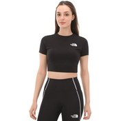Resim The North Face W S-S Essentıal Cropped Slım Tee Kadın T-Shirt Siyah 
