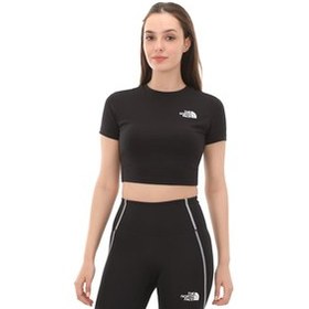 Resim The North Face W S-S Essentıal Cropped Slım Tee Kadın T-Shirt Siyah 