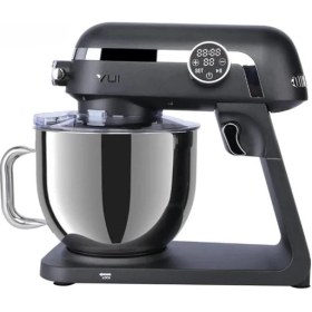 Resim AyrStore Yui M123 Easy Chef Premium 1800W Dokunmatik Ekran Alüminyum Stand Mikser 7 Litre Siyah 