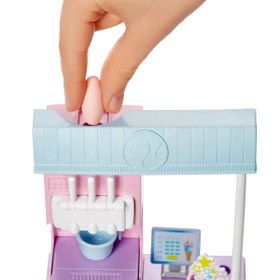 Resim Barbie Dondurma Dükkanı Oyun Seti HCN46 