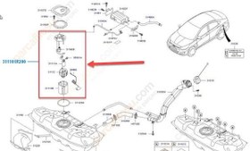 Resim Kia Rio Depo Şamandıra [Cey] (311101R200) 