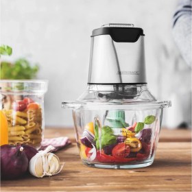 Resim Mini Doğrayıcı Plus, Gri, Pratik ve Şık Mutfak Aleti 