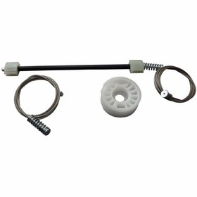Resim BMW 5 Serisi E60 E61 2003-2010 4/5 Kapı 51357184745 İçin Elektrikli Arka Sol Cam Kriko Tamir Seti 
