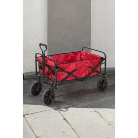 Resim Salıngaç Home Çok Amaçlı Katlanır Plaj Kamp Piknik Eşya Taşıma Arabası 