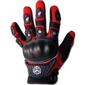 Resim Scoyco MC14 Yazlık Korumalı Eldiven Kırmızı - Siyah 