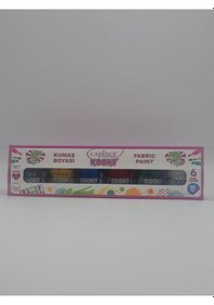 Resim Kumaş Boyası 6x30 Ml Karışık 