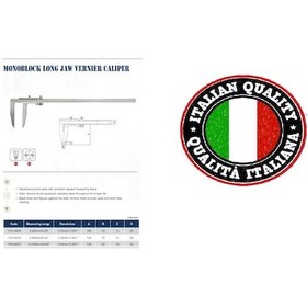 Resim Dasqua 1310-0010 600Mm Tek Çene Mekanik Kumpas 0,02 