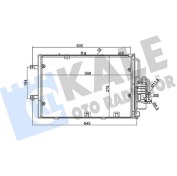 Resim Klima Kondenseri Combo-corsa C-tıgra Al/al 588x381x16 93175776 13114011 1850000 