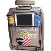 Resim Şeffaf Cepli Araba Koltuk Organizer Araç Koltuk Arkası Koruyucu Tablet Tutucu Oto Düzenleyici 1adet 