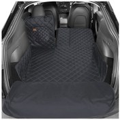 Resim Haegs Araç Bagaj Örtüsü, Evcil Hayvan Köpek Bagaj Koruma Kılıfı - Suv, Sedan, Pickup Panelvan Bagaj Havuzu, Araba İçin Su Geçirmez Bagaj Koruyucu Kılıf Örtü Mat- Small - Siyah Siyah 