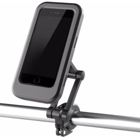 Resim Polhammobile Polham Bisiklet, Motorsiklet, Scooter Için Portatif Universal Su Geçirmez Telefon Tutucu, Su Geçirmez Telefon Tutuculu Kılıf 