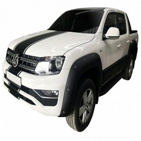 Resim Volkswagen Amarok 2017+ (V6) Çıkıntılı Civatalı Çamurluk Kaplama Dodik 