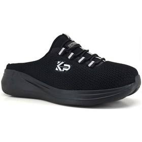 Resim King Paolo D5109 Krakers Sabo - Siyah - Kadın Sandalet-siyah Siyah 