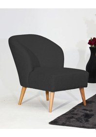 Resim Nola Berjer & Tekli Koltuk - Keten Antrasit 