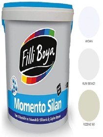 Resim Filli Boya Momento Silan Tam Silinebilir Yıkanabilir Silikonlu Ipek Mat Boya 2,5lt (rezene 160) 