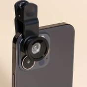 Resim 1 adet 3'ü 1 arada Evrensel Klipsiz Akıllı Telefon Lens Kiti - Geniş Açı, Makro, Balıkçı Lens Seti Artan Mobil Fotoğrafçılık için, Samsung Cihazlarıyla Uyumlu - Pil Gerektirmez 