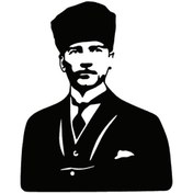 Resim Kalpaklı Atatürk Oto-motor-laptop-duvar-dekor 10 X 13 Cm 
