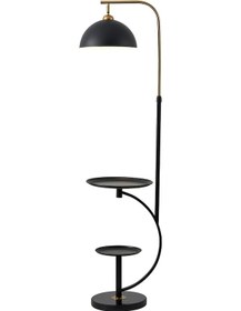 Resim Carmen Sehpalı Lambader Siyah 